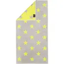 Cawö Cawö New Stars Handdoek 50x100 platin/lime