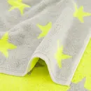 Cawö Cawö New Stars Handdoek 50x100 platin/lime
