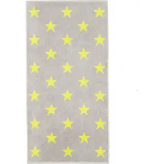 Cawö New Stars 6260 Douchelaken 70x140 platin/lime