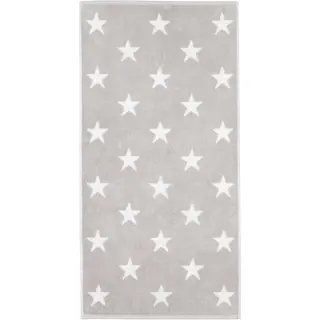 Cawö New Stars 6260 Handdoek 50x100 platin/wit