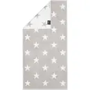 Cawö Cawö New Stars Handdoek 50x100 platin/wit