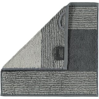 Cawö Two-Tone Gezichtsdoekje Leisteen 30x30