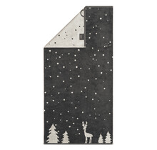 Cawö Winter Edition Handdoek 50x100 basalt/platin