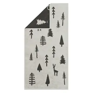 Cawö Winter Edition 6273 Gastendoekje 30x50 platin/basalt