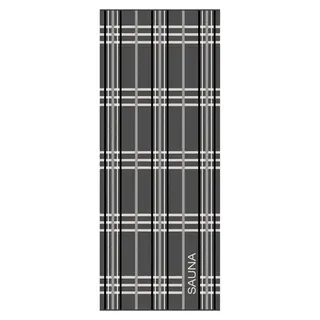 Cawö Sauna Check Saunadoek 80x200 anthrazit