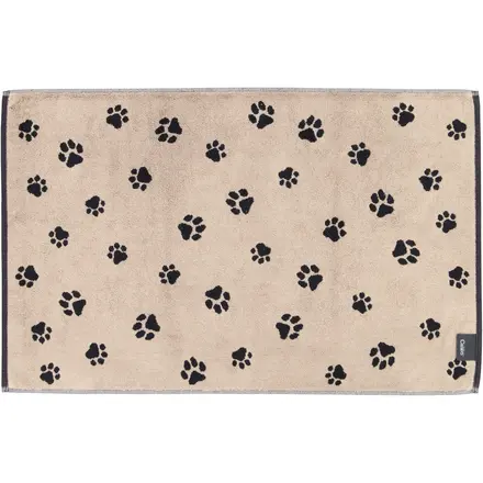 Cawö We love Dogs 6247 Badmat 50x80 zwart/beige