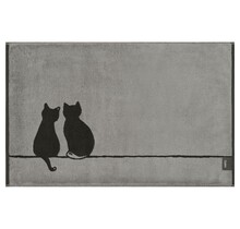 Cawö Cute Cats Badmat 50x80 basalt/platin