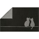 Cawö Cawö Cute Cats Badmat 50x80 basalt/platin