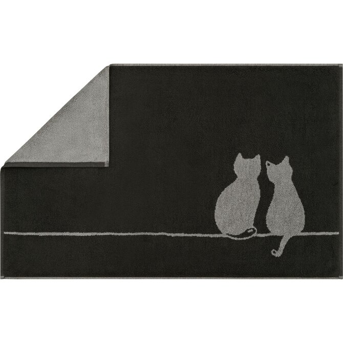 Cawö Cute Cats Badmat 50x80 basalt/platin Cawö Cute Cats Badmat 50x80 basalt/platin