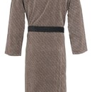 Carl Ross Carl Ross badjas met sjaalkraag 660200 deep Khaki/deep black 60/62