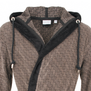 Carl Ross Carl Ross badjas met capuchon 660300 deep Khaki/deep black 56/58