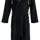 Carl Ross Carl Ross Unisex badjas met capuchon 661300 deep Khaki/deep black XXL