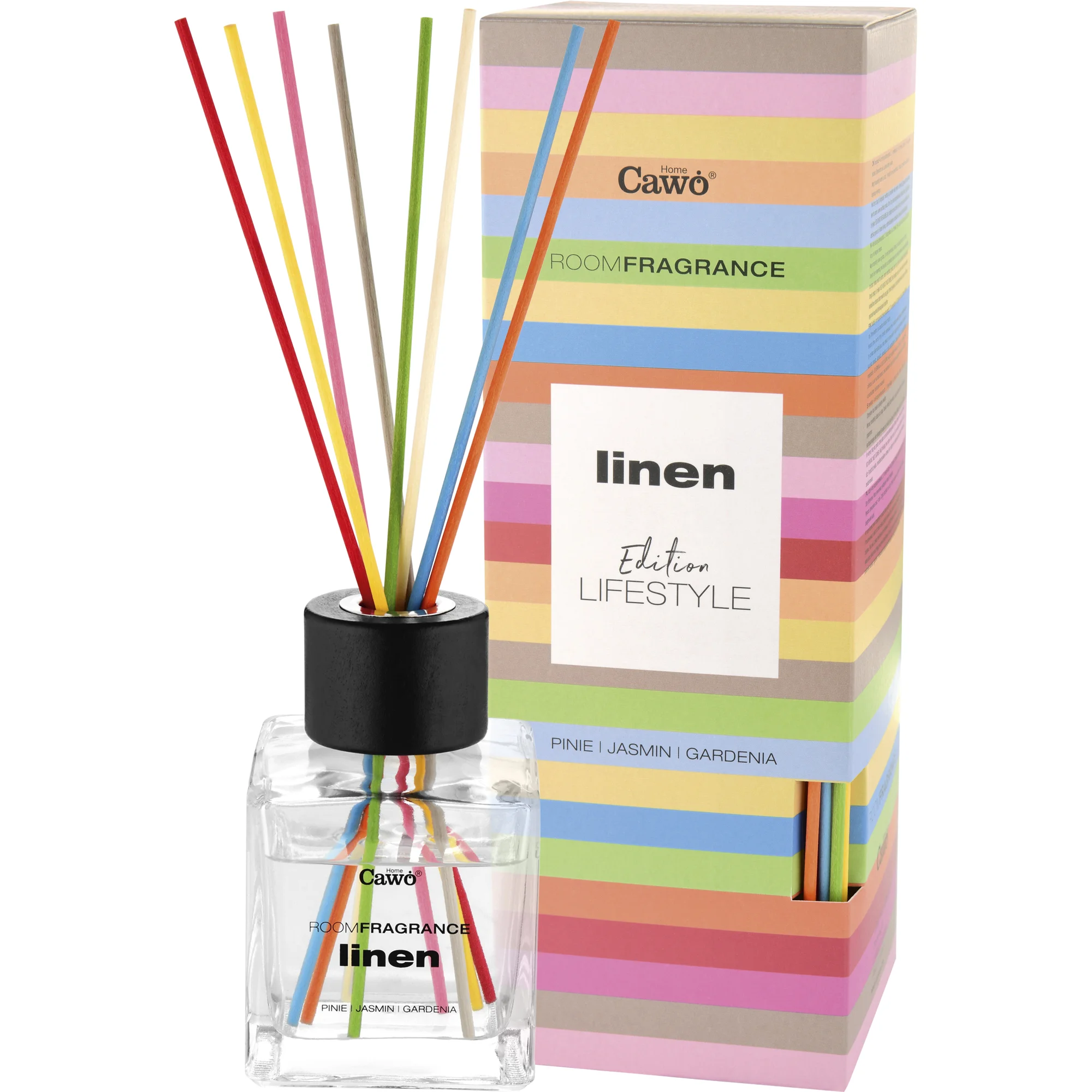 Cawö Cawö Room Fregrance 25 Pine/Jasmin/Gardenia geurstokjes