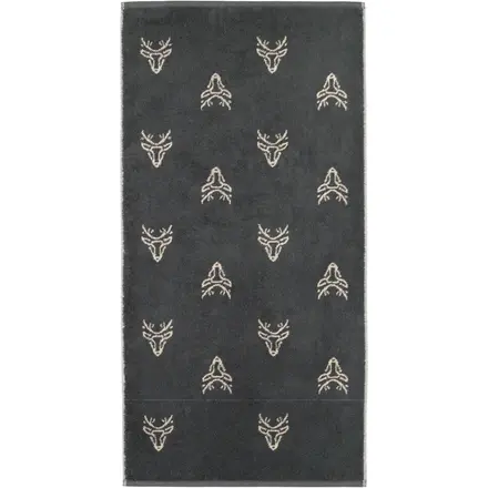 Cawö Alpenchic Edition  6229 Handdoek 50x100 grijs