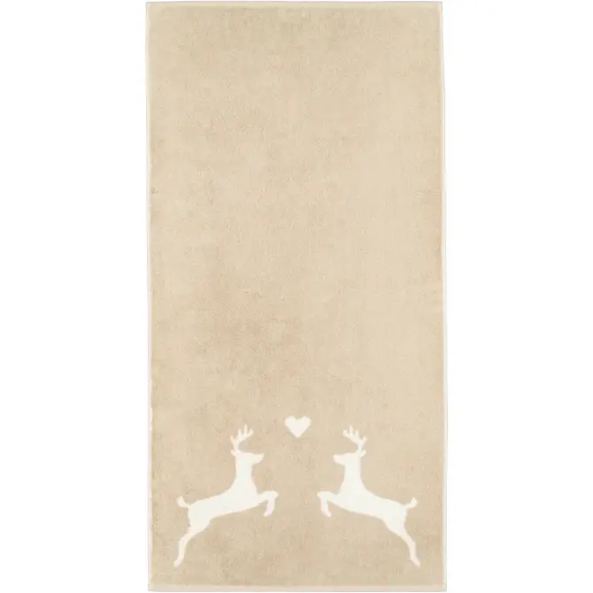 Cawö Alpenchic Edition Hert 6228 Handdoek 50x100 beige