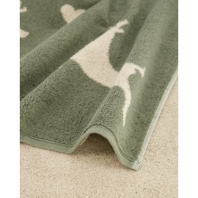 Cawö Alpenchic Edition Hert 6228 Handdoek 50x100 groen