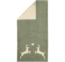 Cawö Alpenchic Edition Hert 6228 Gastendoekje 30x50 groen