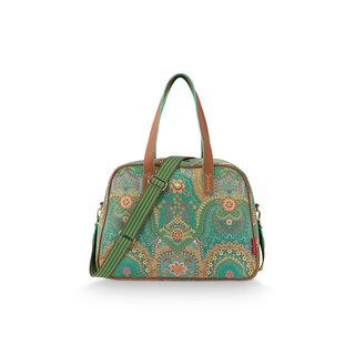 Pip Studio Tovy Weekend Bag Small Jabali Green 40x15x30cm