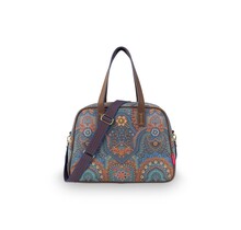 Pip Studio Tovy Weekend Bag Small Jabali Blue 40x15x30cm