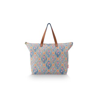 Pip Studio Tilda Tote Bag Large Ornamento Blue 66x20x44cm