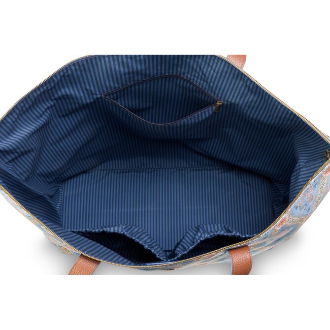 Pip Studio Tilda Tote Bag Large Ornamento Blue 66x20x44cm