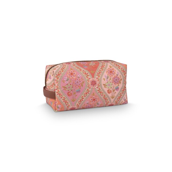 Pip Studio Coco Cosmetic Bag Medium Ornamento Orange 21.5x10x10.5cm