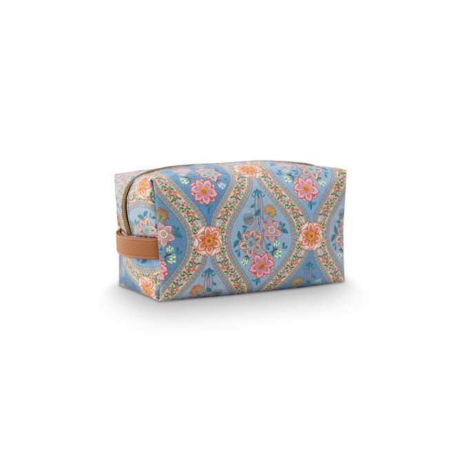 Pip Studio Coco Cosmetic Bag Medium Ornamento Blue 21.5x10x10.5cm