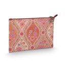 Pip Studio Pip Studio Charly Cosmetic Flat Pouch Medium Ornamento Orange 24x1x15.5cm