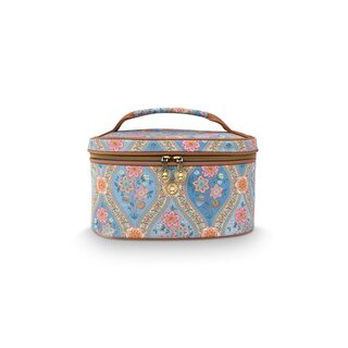 Pip Studio Cleo Beauty Case Ornamento Blue 26x16x16cm