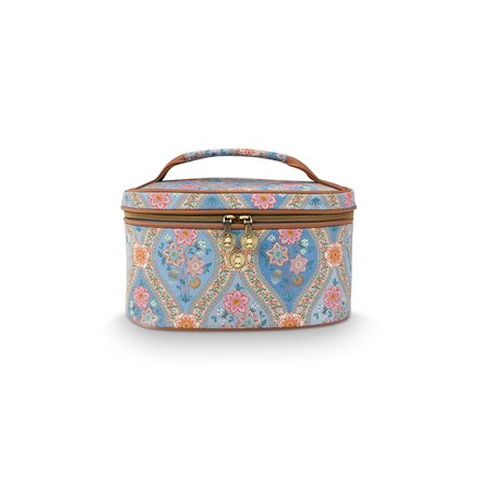 Pip Studio Cleo Beauty Case Ornamento Blue 26x16x16cm