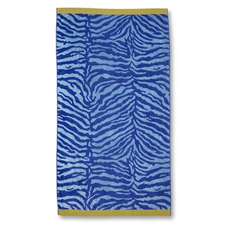 KAAT Amsterdam Strandlaken Zayda Blauw 100x180 cm