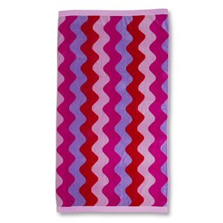 KAAT Amsterdam Strandlaken Waves Multi 100x180 cm