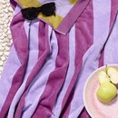 KAAT Amsterdam Strandlaken Bora Bora Beachtowel Paars 100x180 cm