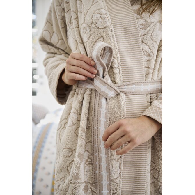 Pip Studio Jasmin Jacquard Badjas Zand M