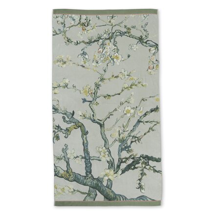 Beddinghouse x Van Gogh Museum Beach Blossom Strandlaken Groen 100x180 cm