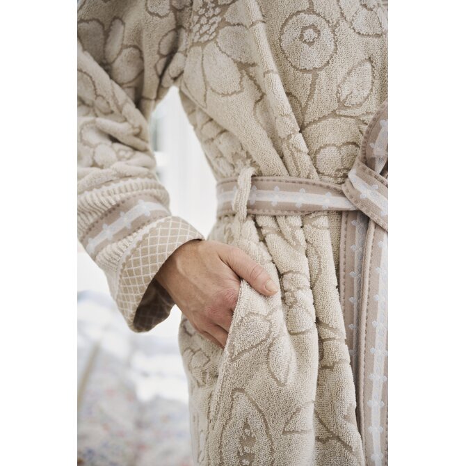 Pip Studio Jasmin Jacquard Badjas Zand XXL