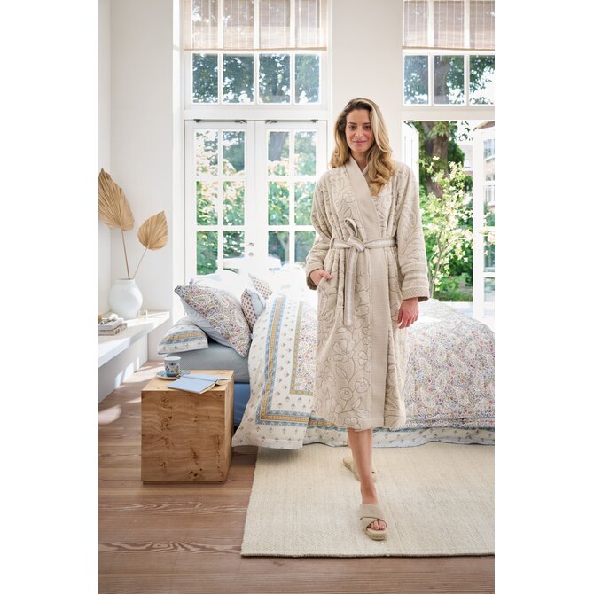 Pip Studio Jasmin Jacquard Badjas Zand S