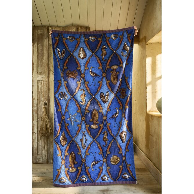 Pip Studio Little Sea Beachtowel Blauw 100x180 cm