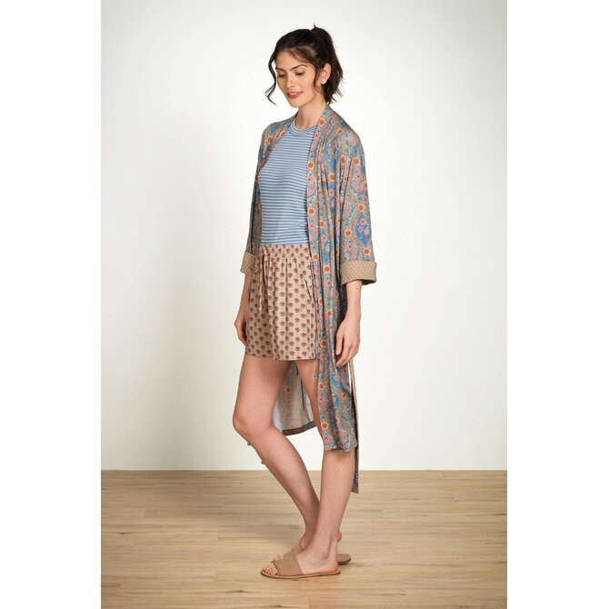 Pip Studio Naomi Kimono Ornamento Blue XL
