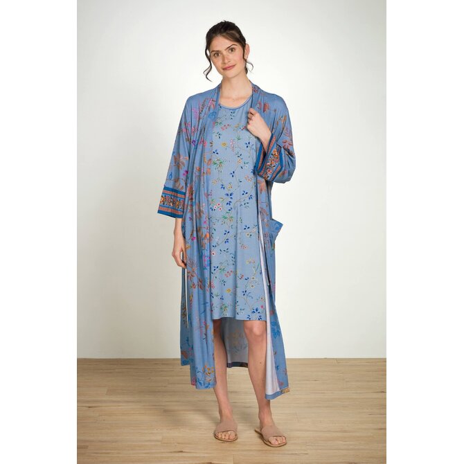 Pip Studio Noa Kimono Bodhi Flower Blue XXL