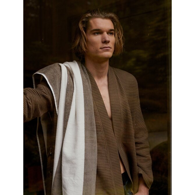 Vandyck Badjas Biarritz New espresso XLarge