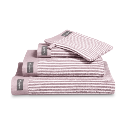 Vandyck Home Towel Petit Ligne sepiapink Washandje 16x22