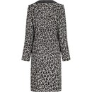 Cawö Cawö Home Dames Badjas met Capuchon en Ritssluiting 851 basalt L