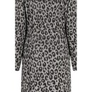 Cawö Cawö Home Dames Badjas met Capuchon en Ritssluiting 851 basalt XL