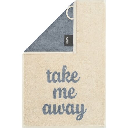 Cawö Postcards Towels Edition 100 take me away Gastendoekje 30x50