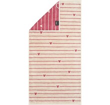 Cawö Heart Beats 6276 beere Duschtuch 70x140