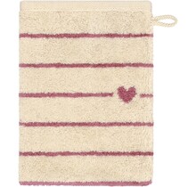 Cawö Heart Beats 6276 beere Washandje 16x22