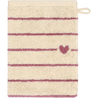 Cawö Heart Beats 6276 beere Washandje 16x22