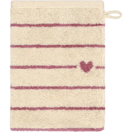 Cawö Heart Beats 6276 beere Washandje 16x22