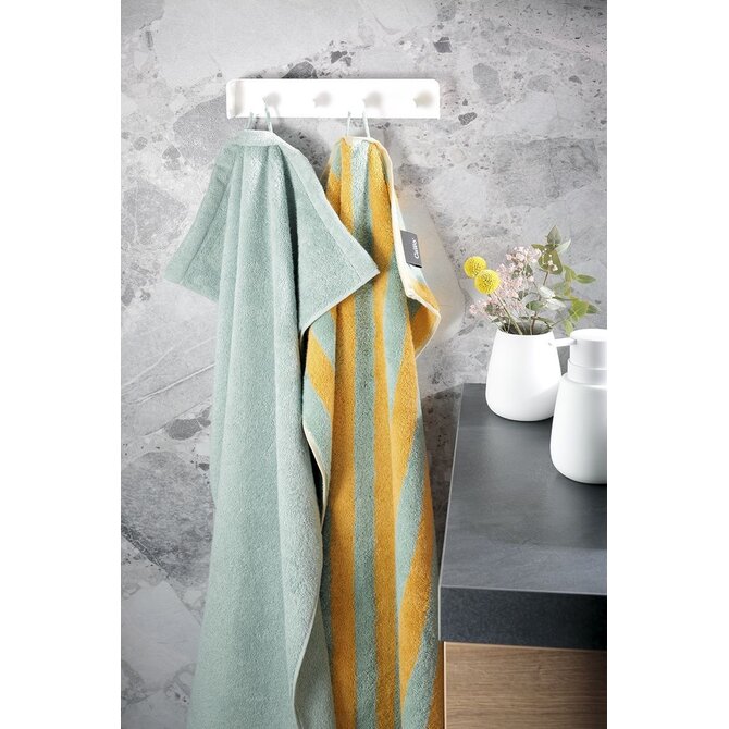 Cawö Bold 6277 mint/gelb Handdoek 50x100